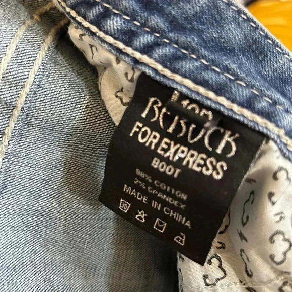 ReRock for Express Size 12 Women’s Flare Jeans Denim Western Festival Concert - Picture 9 of 14